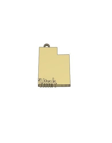 Utah Charm 3D print model