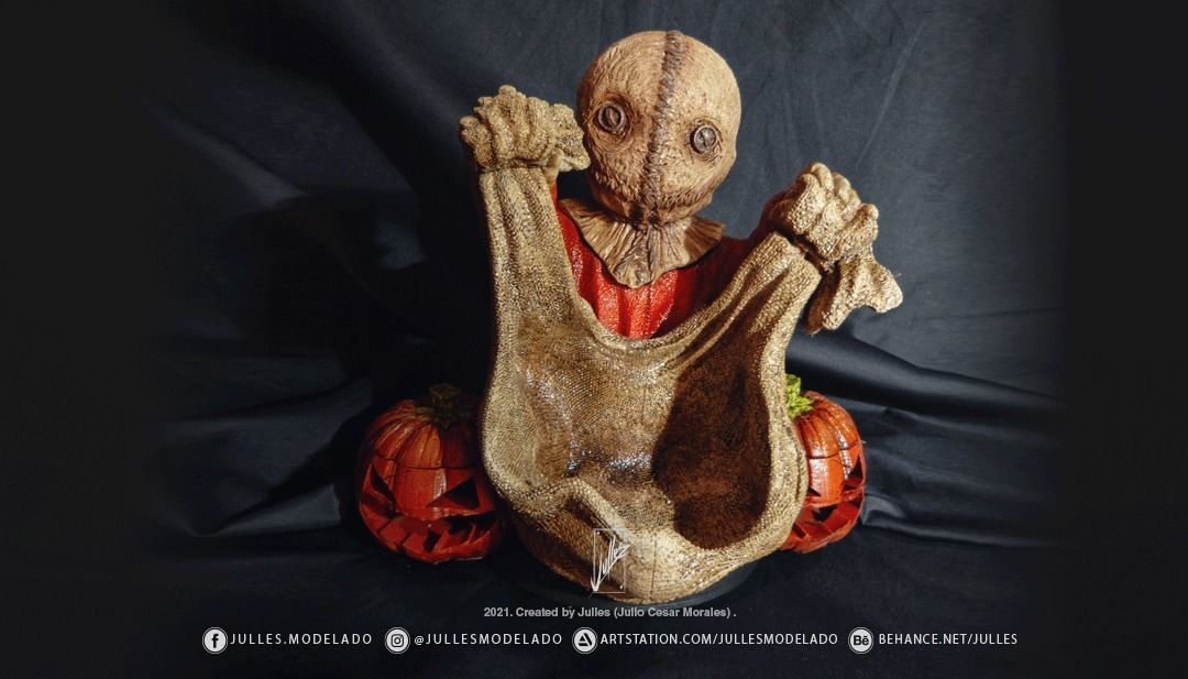 Trick r Treat V02 Candypot 3D print model_6