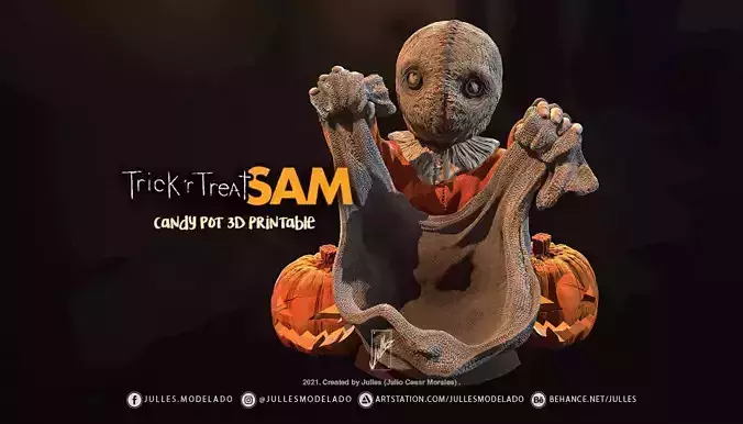 Trick r Treat V02 Candypot  3D print model