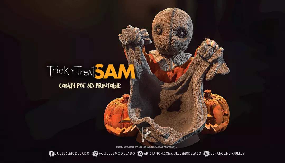 Trick r Treat V02 Candypot 3D print model_0