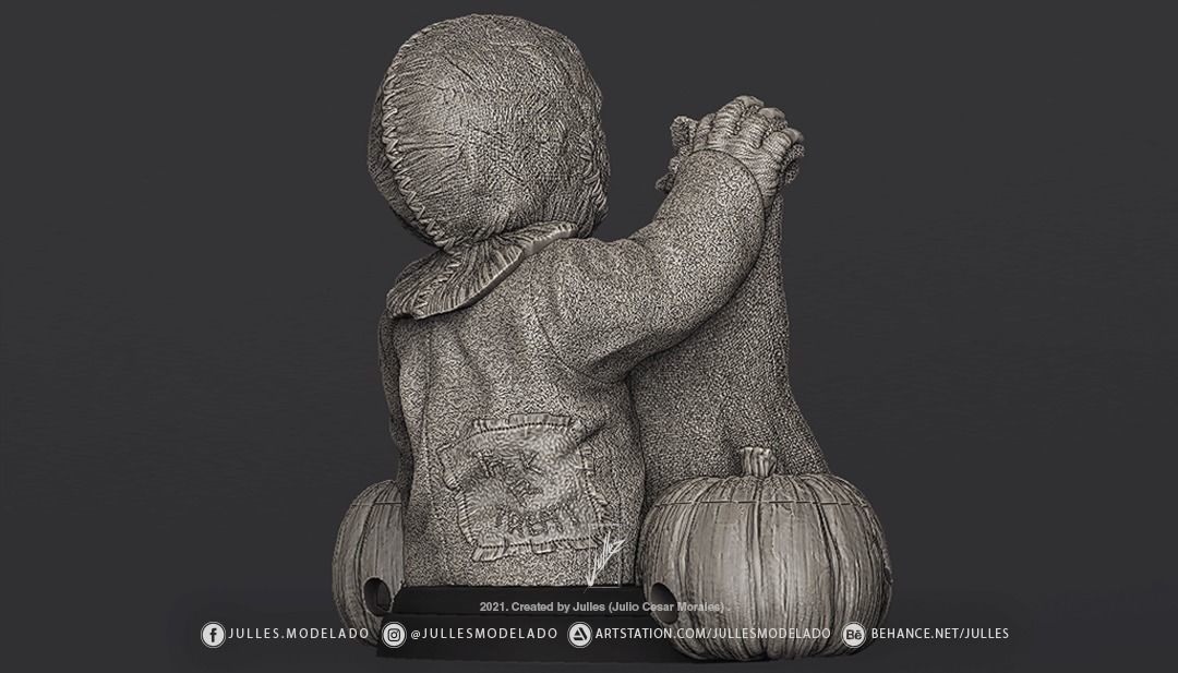 Trick r Treat V02 Candypot 3D print model_4