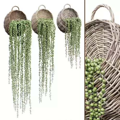 Wicker basket one