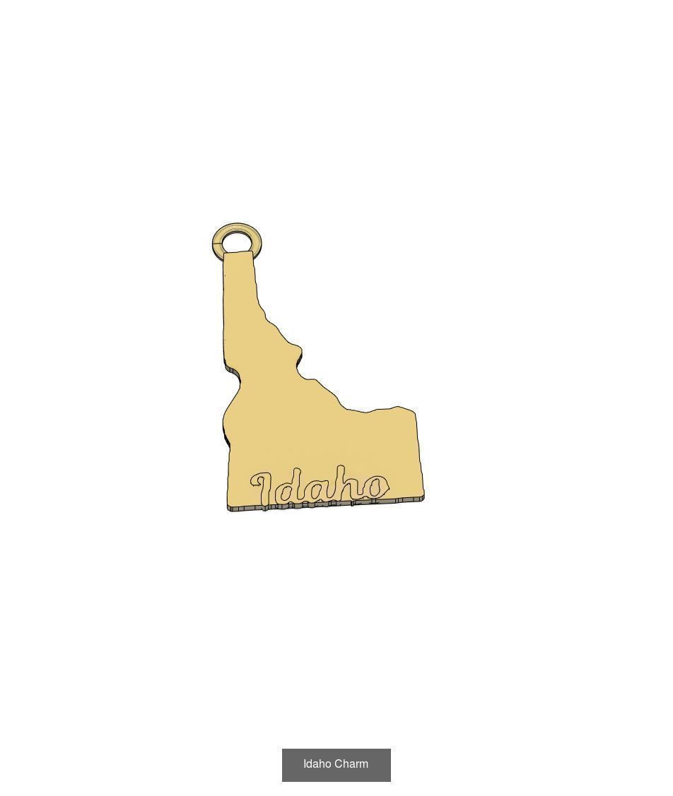 50 States Charms  3D Model Collection_18