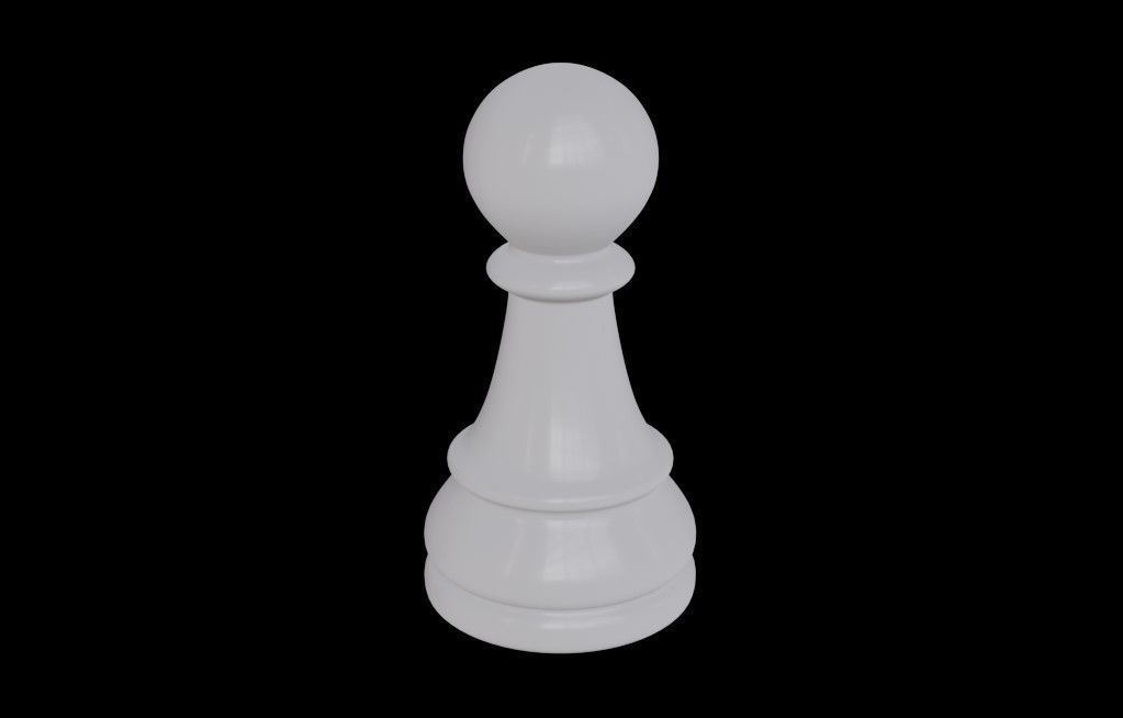 Pawn Chess Game Piece - Peao Jogo de Xadrez 3D model_18