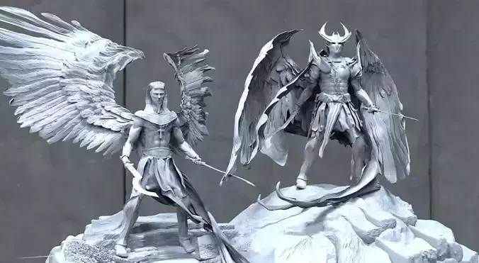 Fallen angel pack 2 3D model