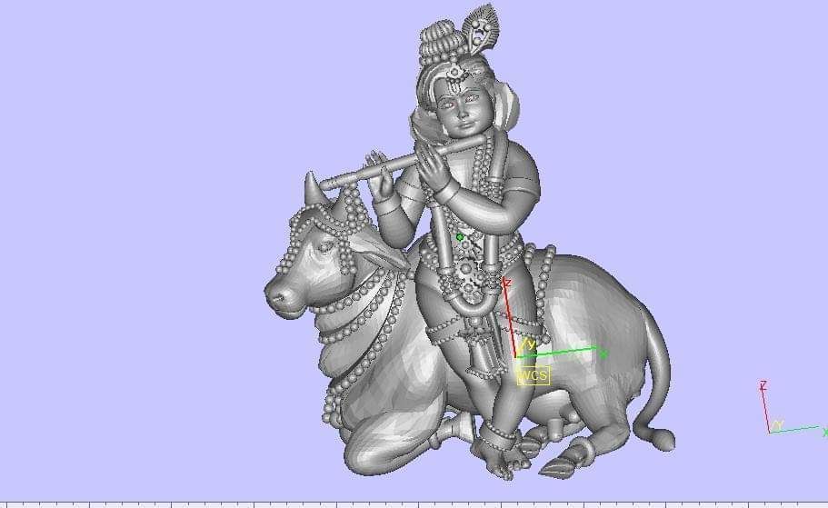 Hindu Gods Statues Murti lot 02 3D print model_28