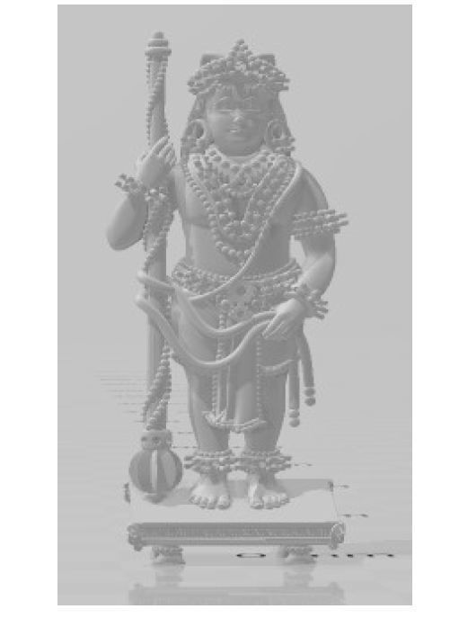 Hindu Gods Statues Murti lot 02 3D print model_21
