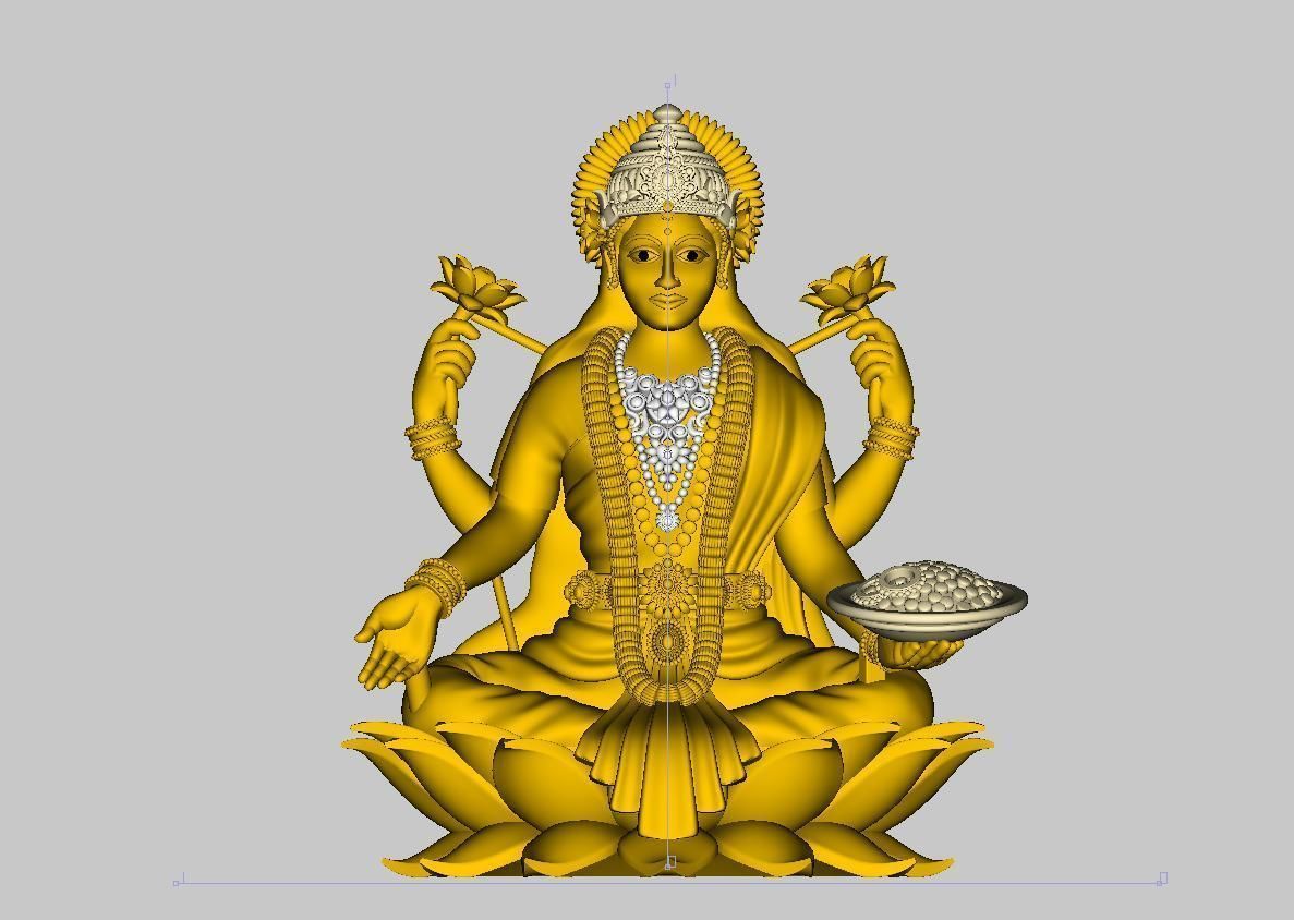 Hindu Gods Statues Murti lot 02 3D print model_18