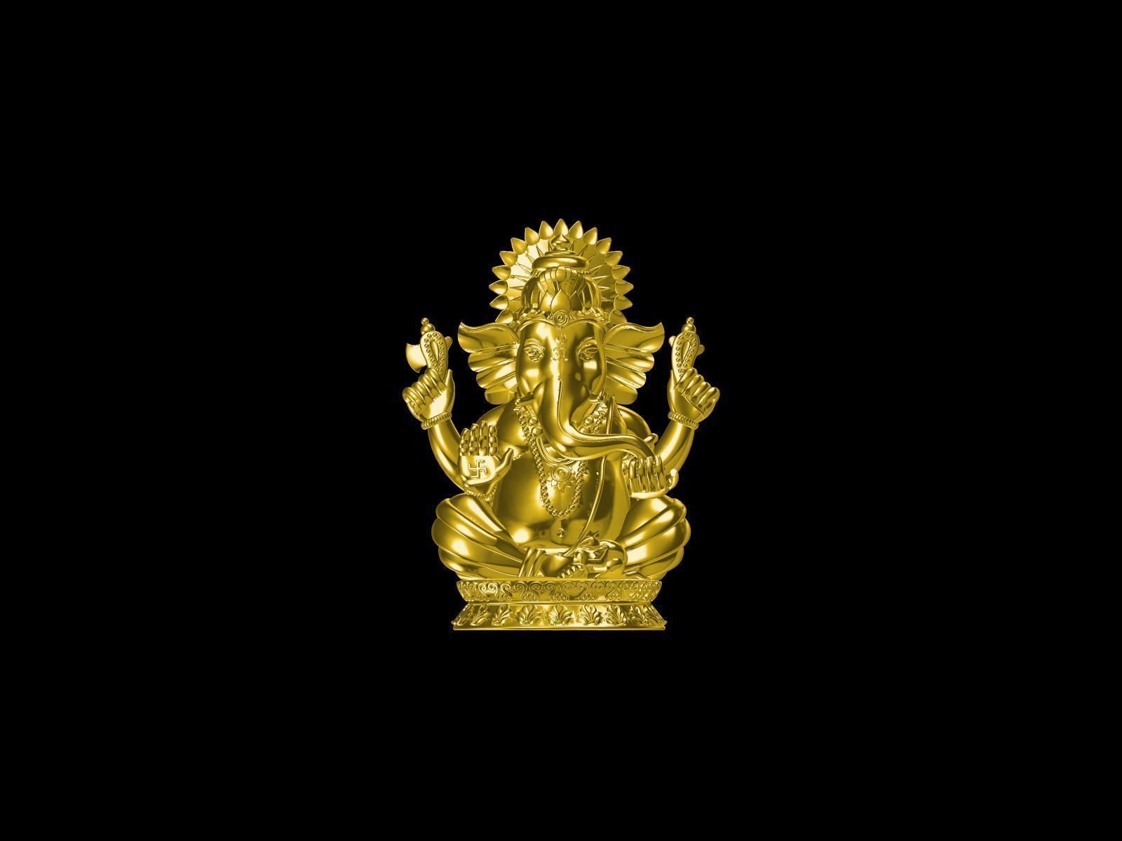 Hindu Gods Statues Murti lot 02 3D print model_23