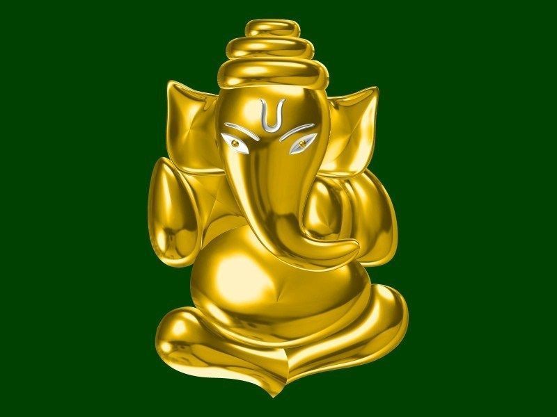 Hindu Gods Statues Murti lot 02 3D print model_15