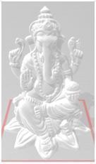Hindu Gods Statues Murti lot 02 3D print model_10