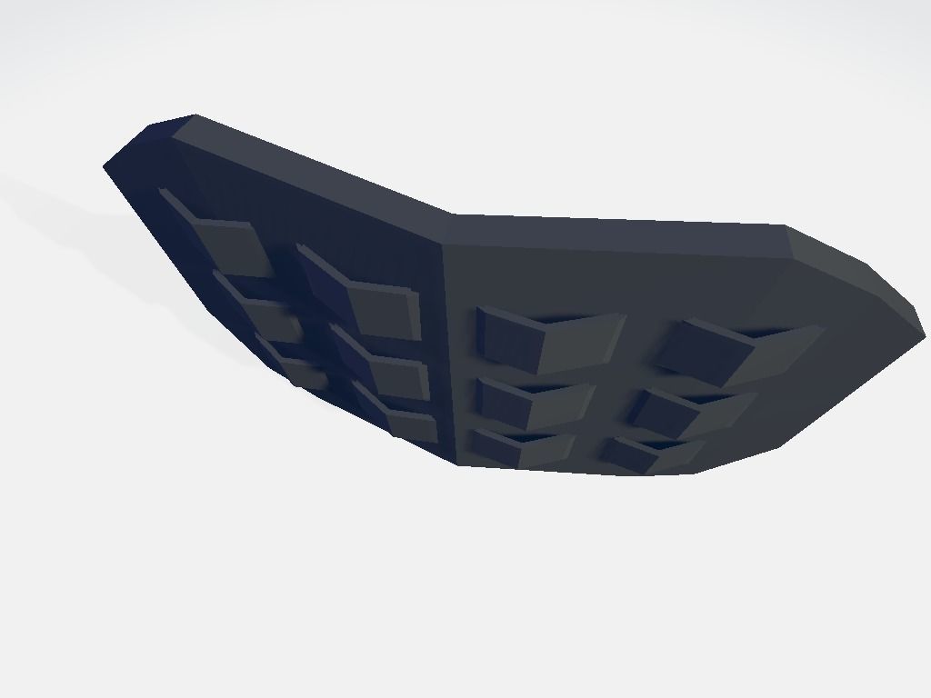 Military Velcro Plexus Top Low-poly 3D model_3