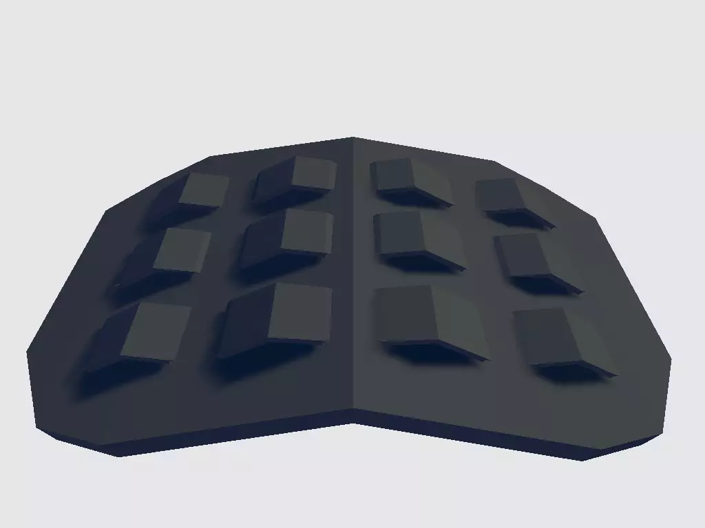 Military Velcro Plexus Top Low-poly 3D model_0