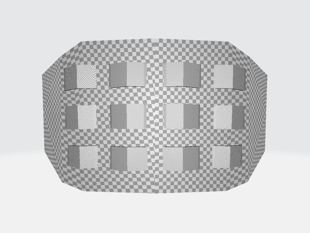 Military Velcro Plexus Top Low-poly 3D model_11