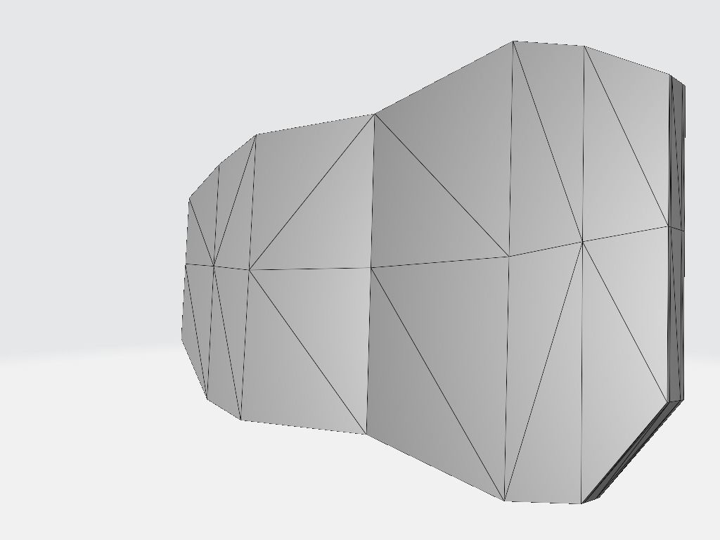 Military Velcro Plexus Top Low-poly 3D model_8