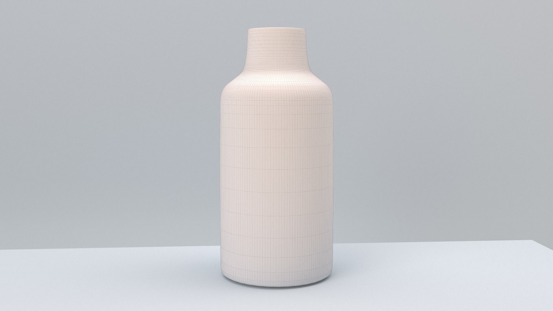 Set of 11 minimalistic vases 3D model_2