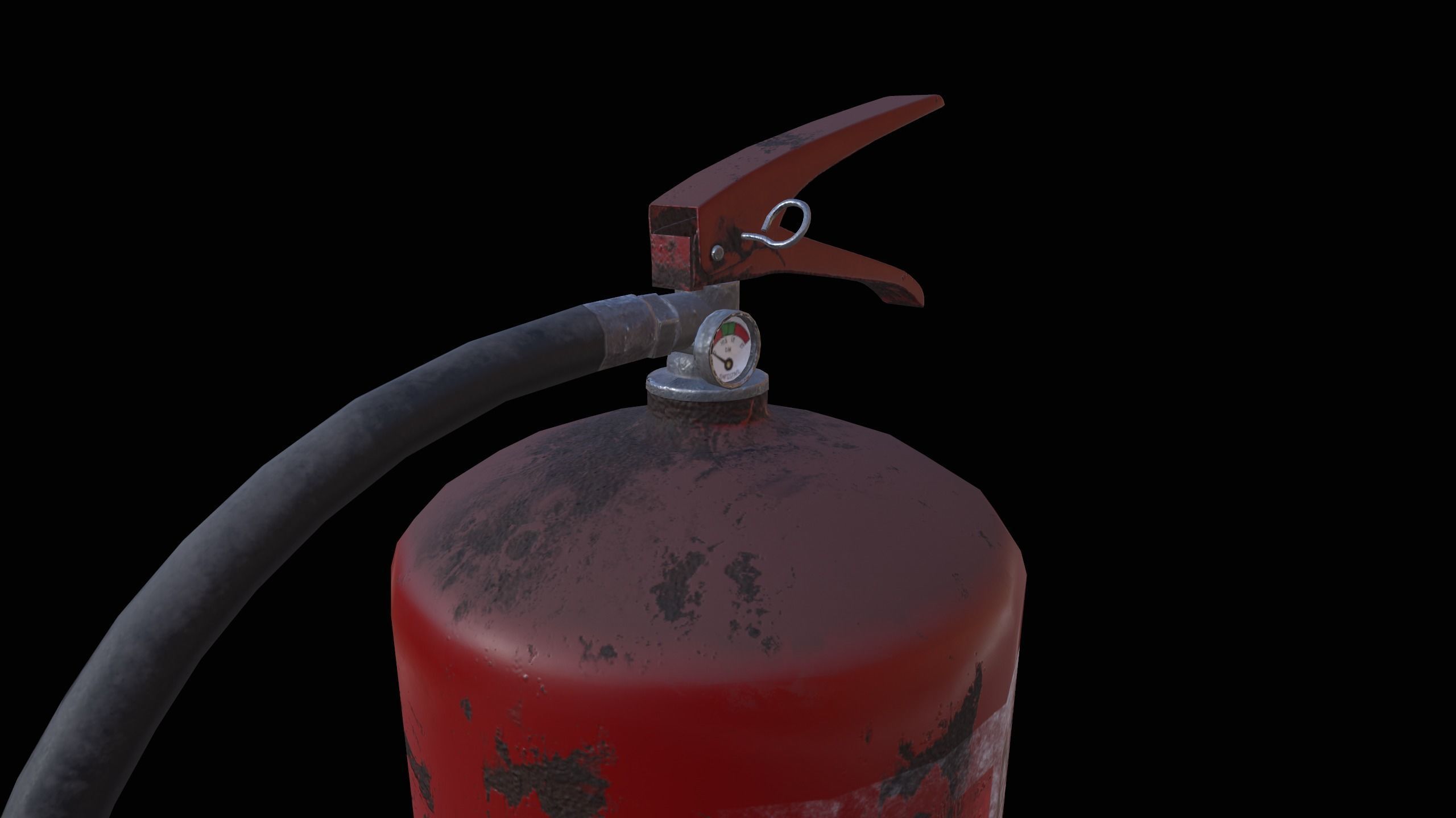 Fire Extinguisher Low-poly 3D model_4