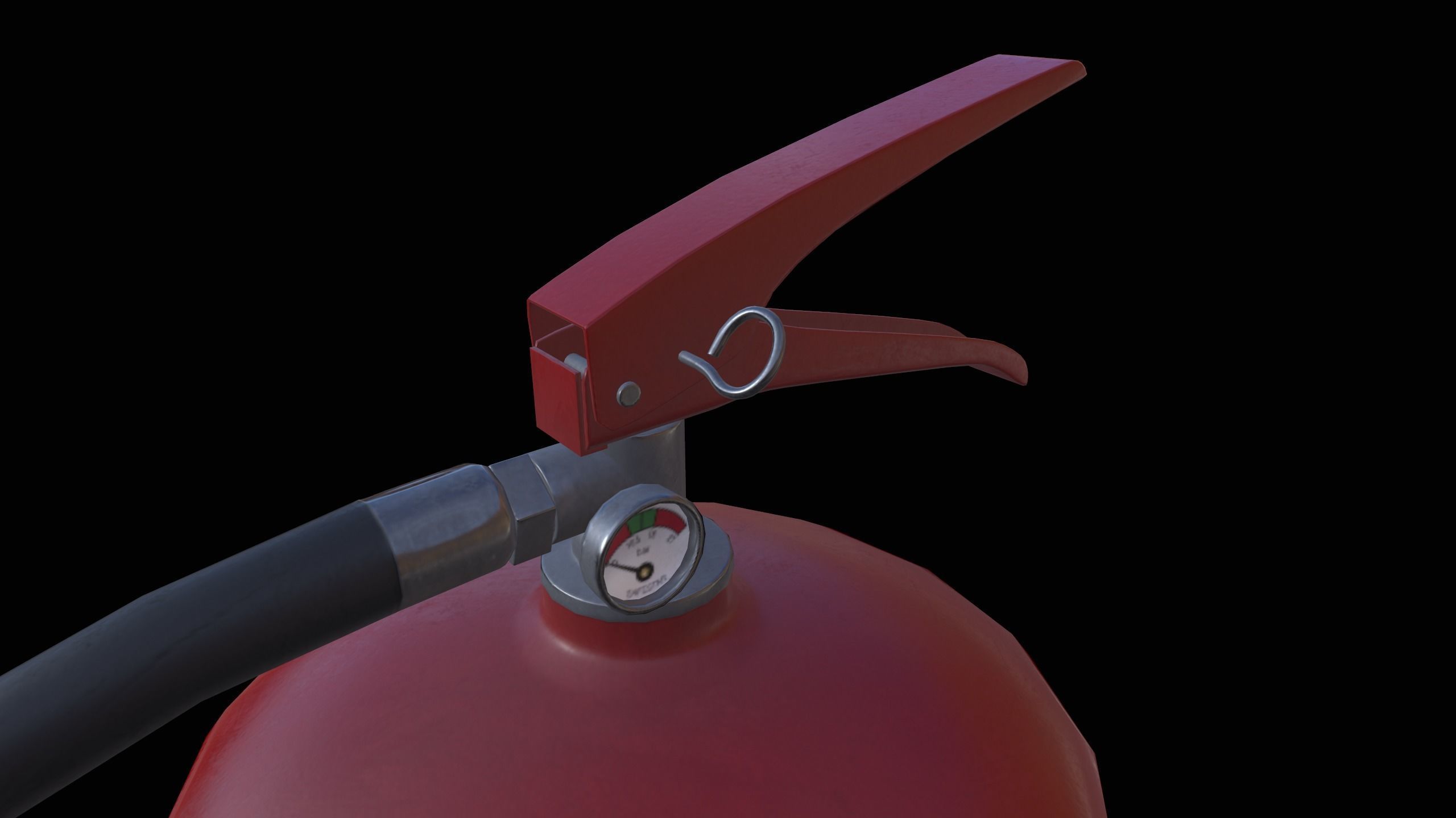 Fire Extinguisher Low-poly 3D model_9