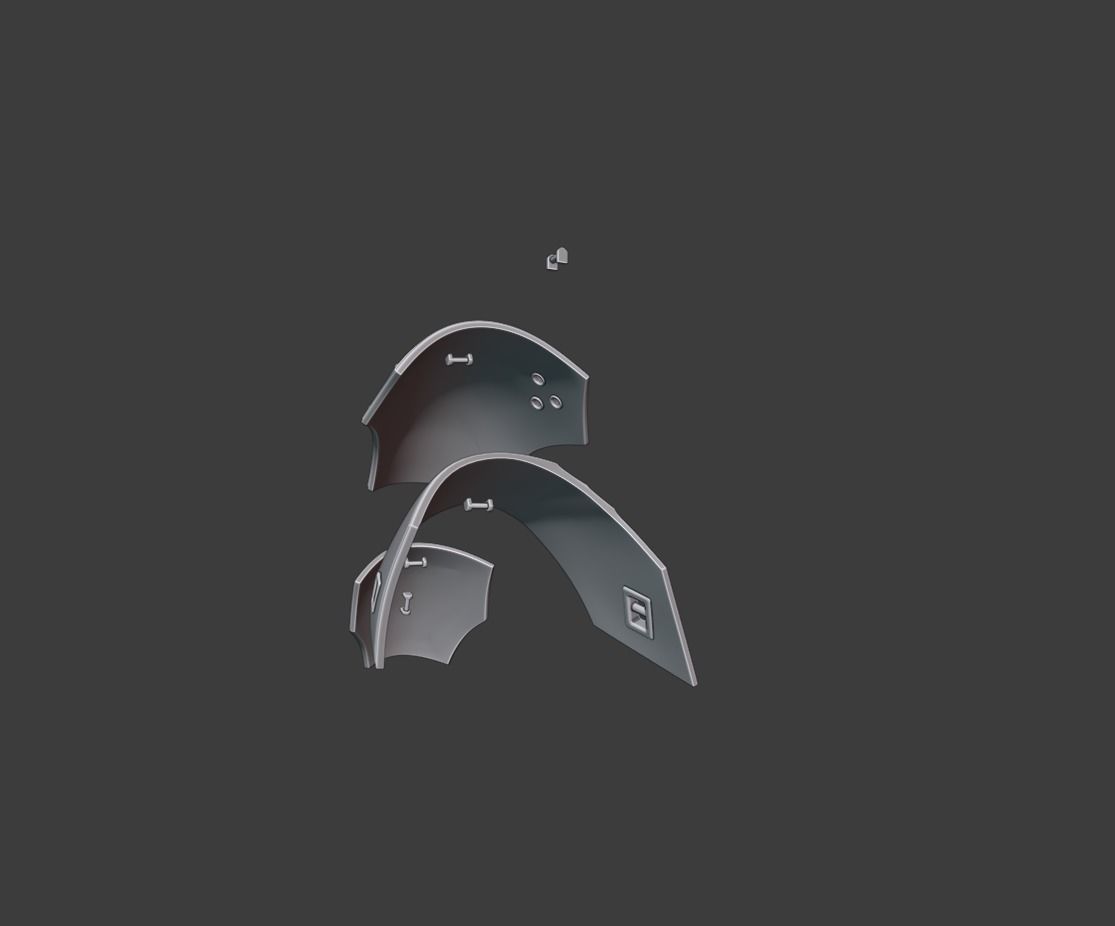 SEPHIROTH PAULDRONS - FINAL FANTASY 7 3D print model_7