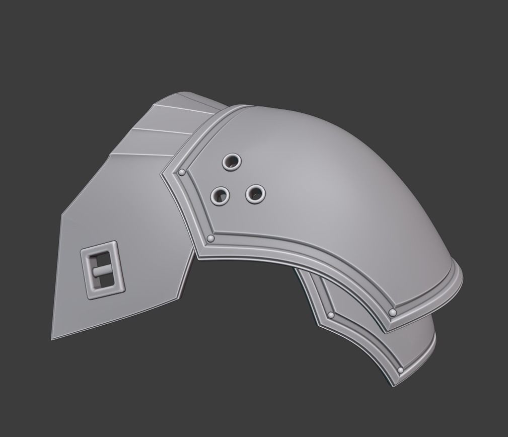 SEPHIROTH PAULDRONS - FINAL FANTASY 7 3D print model_1