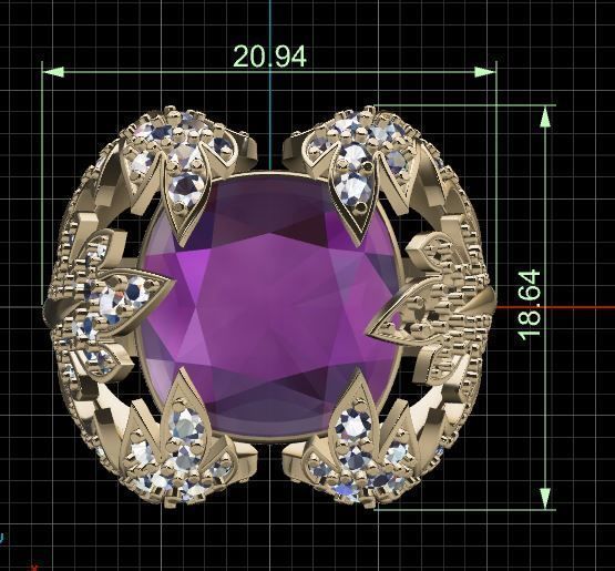 ring fashion 3D print model_8