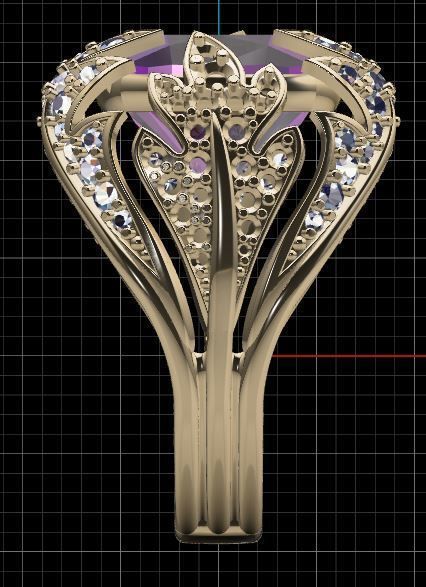 ring fashion 3D print model_9