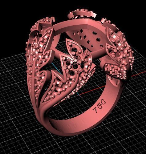 ring fashion 3D print model_13