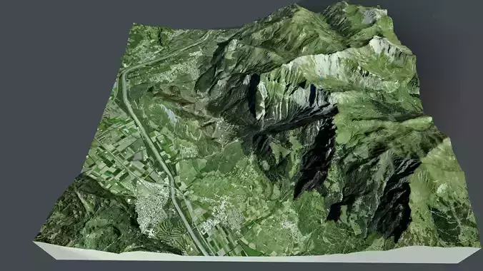 Cityscape  Balzers Liechtenstein