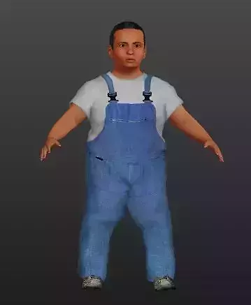 dabdoob man in overalls