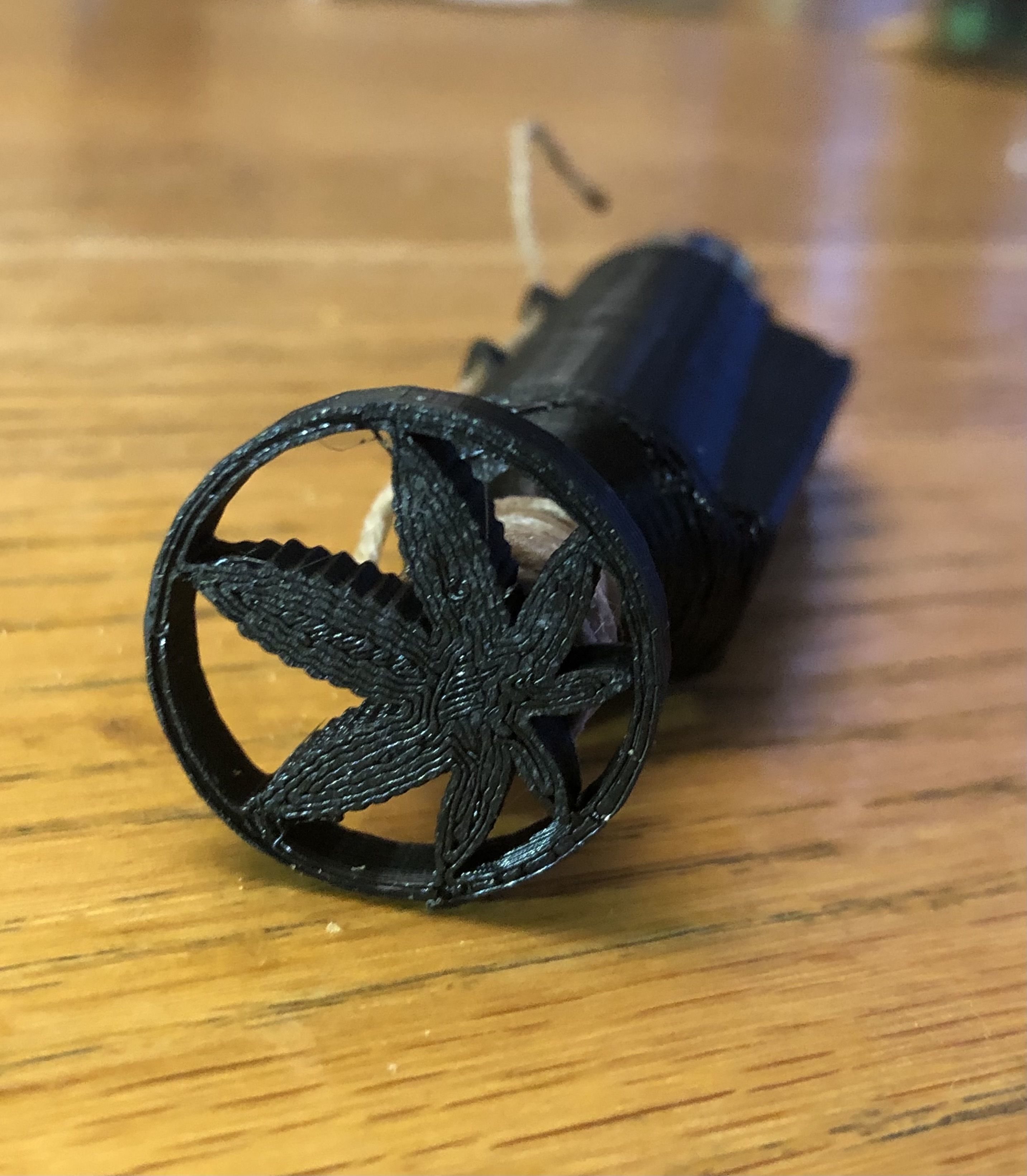 3D print model Clipper Lighter with Hemp Wick Spool
