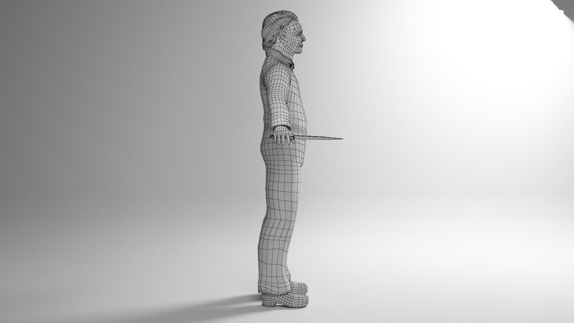 Mike Myers Halloween 3d model Low-poly 3D model_16