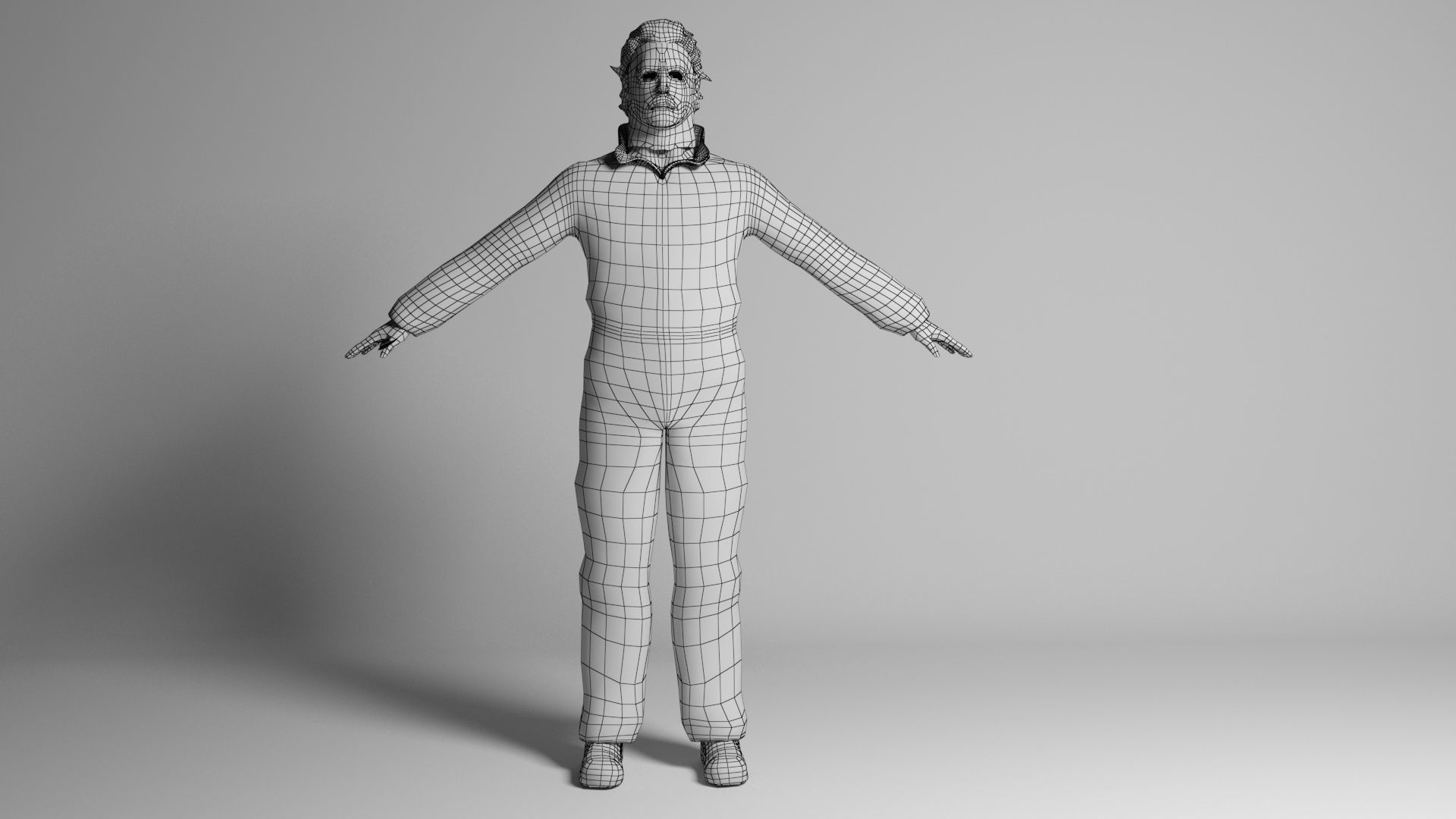 Mike Myers Halloween 3d model Low-poly 3D model_15