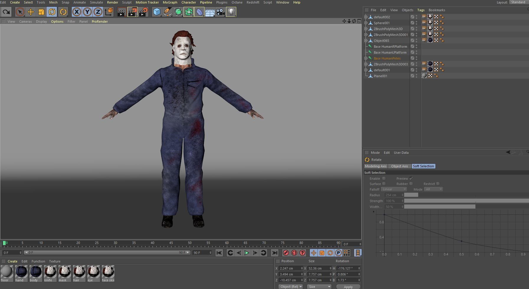 Mike Myers Halloween 3d model Low-poly 3D model_17