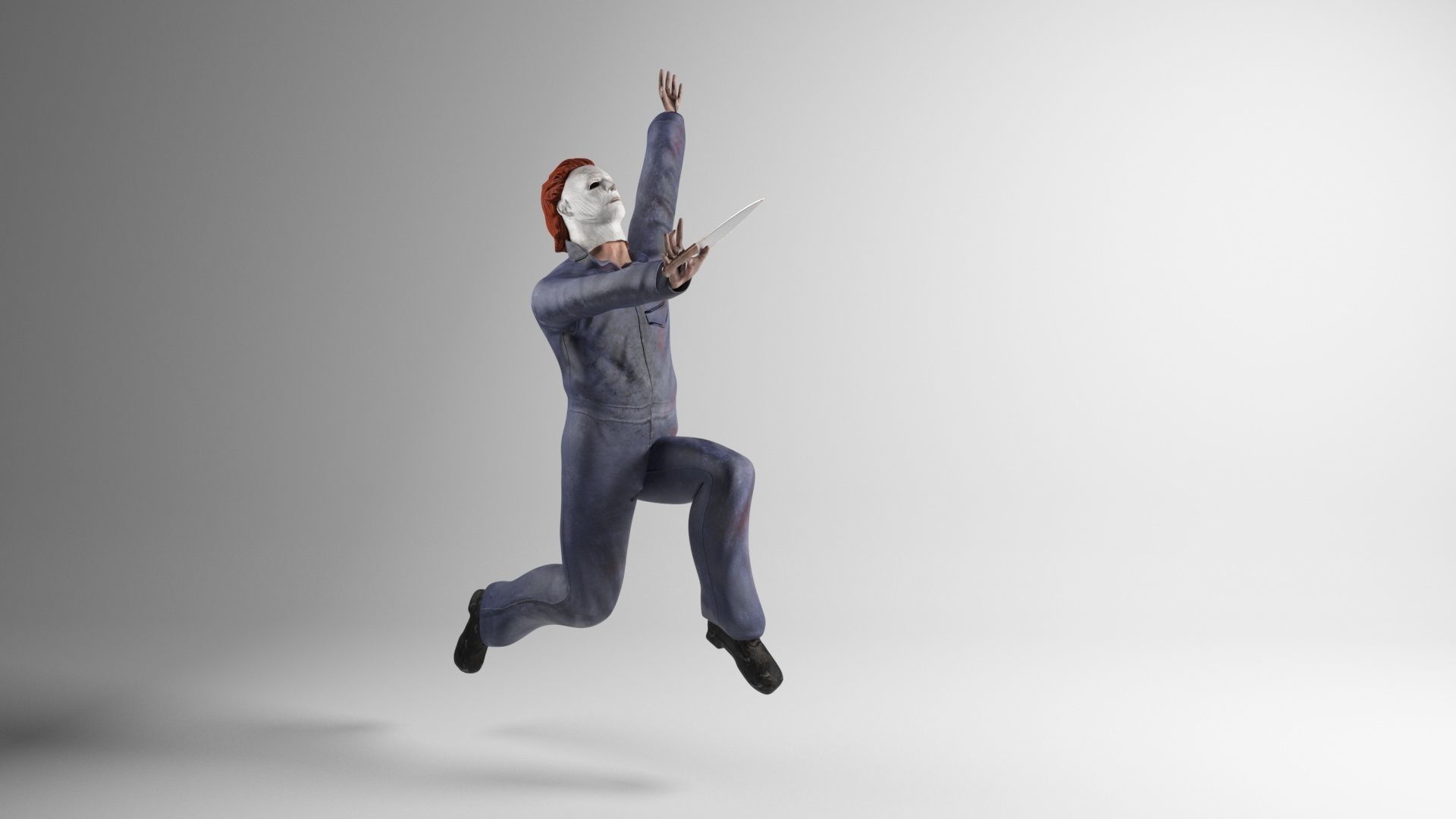 Mike Myers Halloween 3d model Low-poly 3D model_12