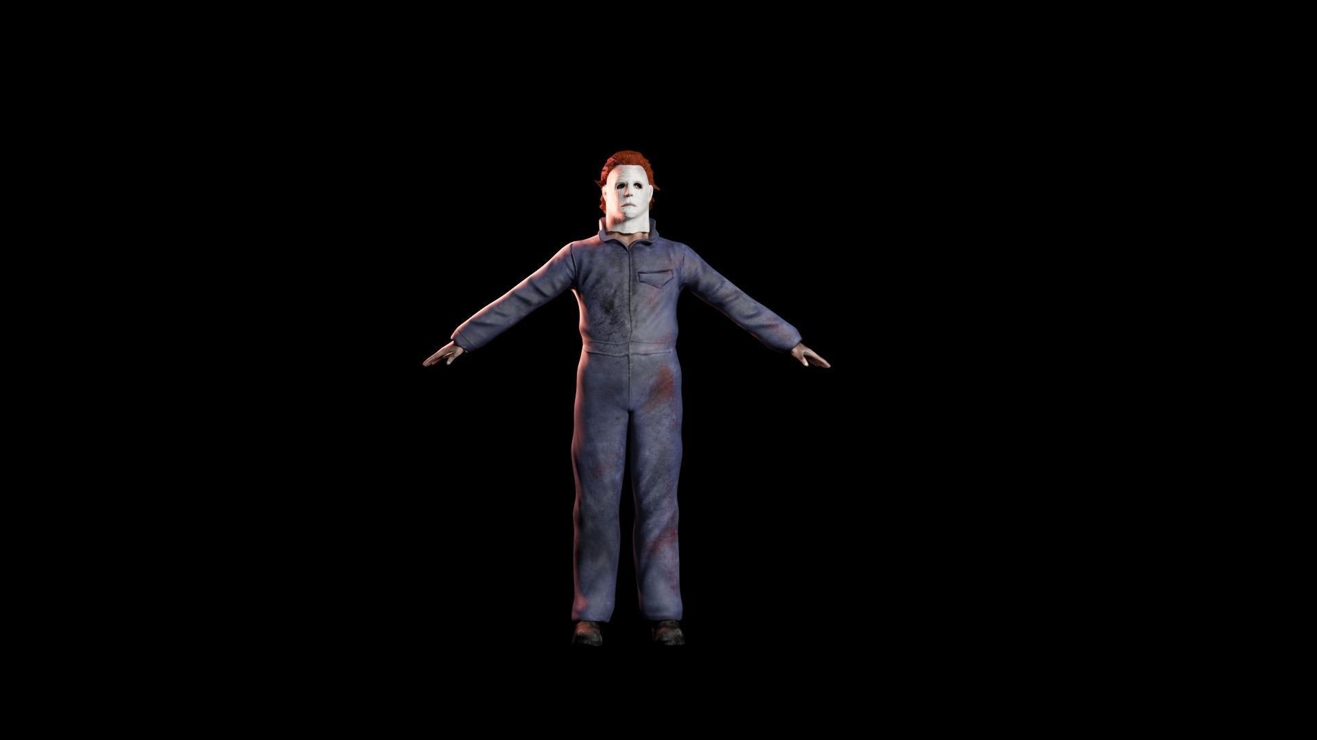Mike Myers Halloween 3d model Low-poly 3D model_13