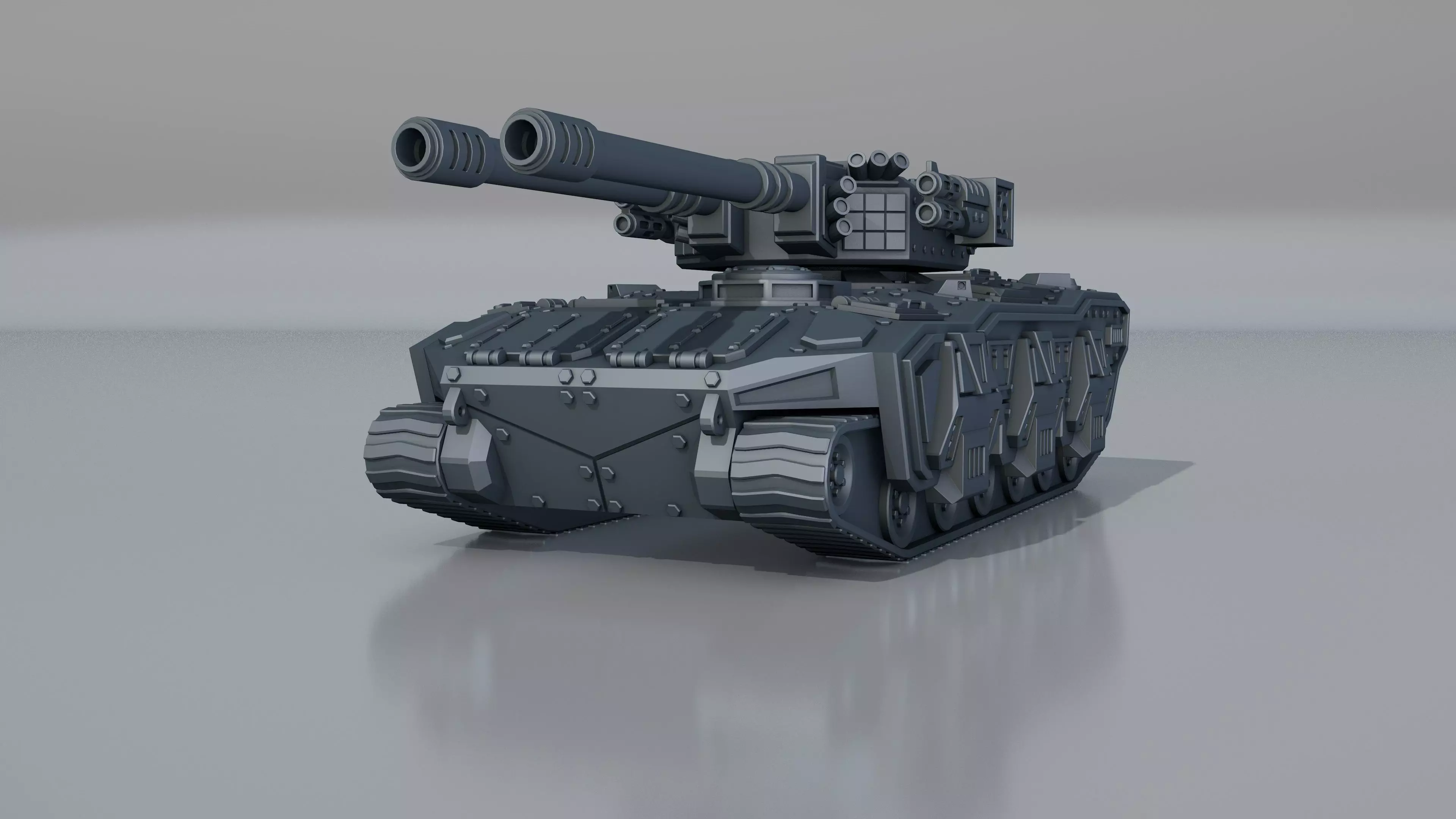 Battle tank V-5 -model for 3d printer 3D print model