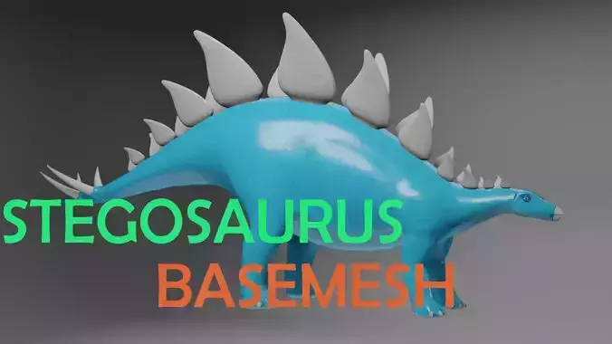stegosaurus basemesh