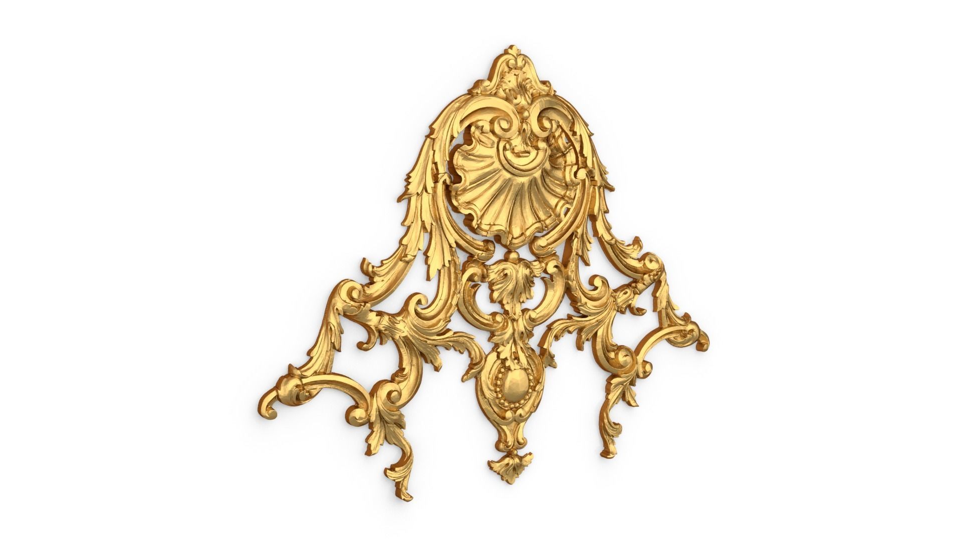Classic decor ornament 62 3D print model_1