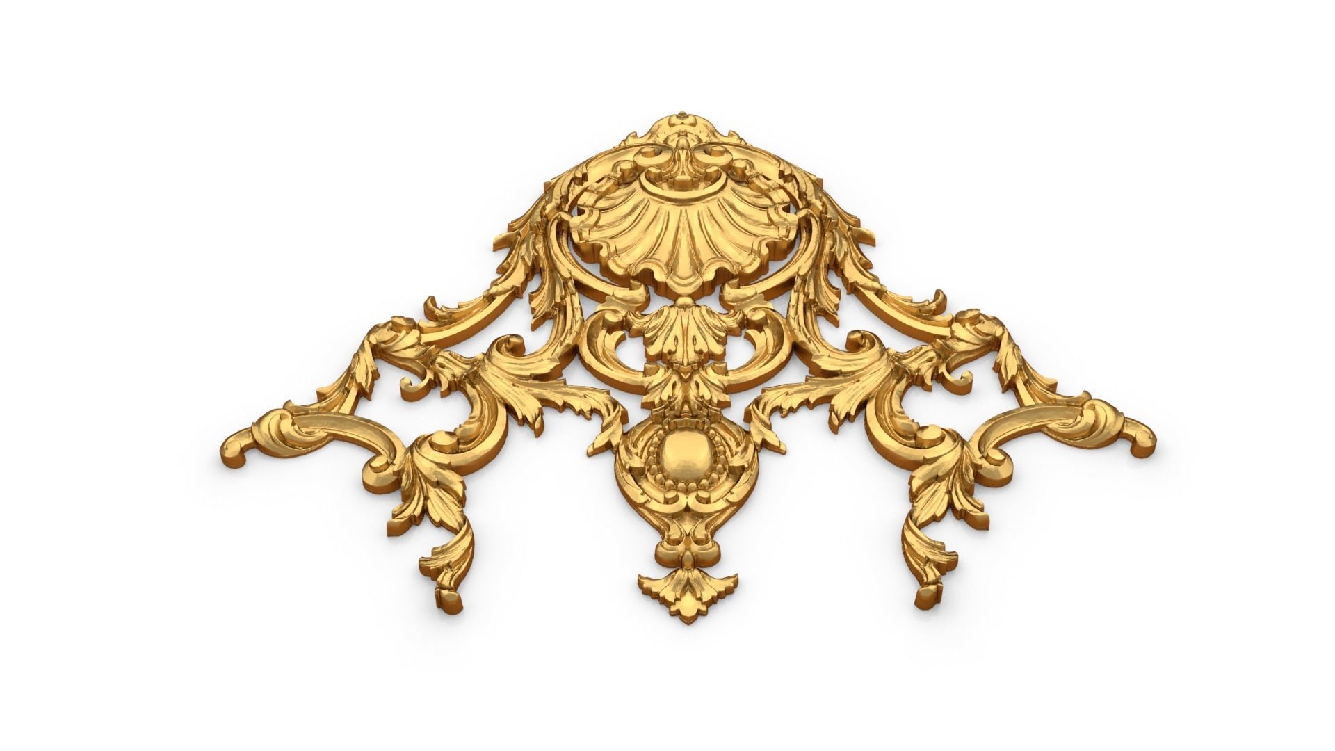 Classic decor ornament 62 3D print model_3