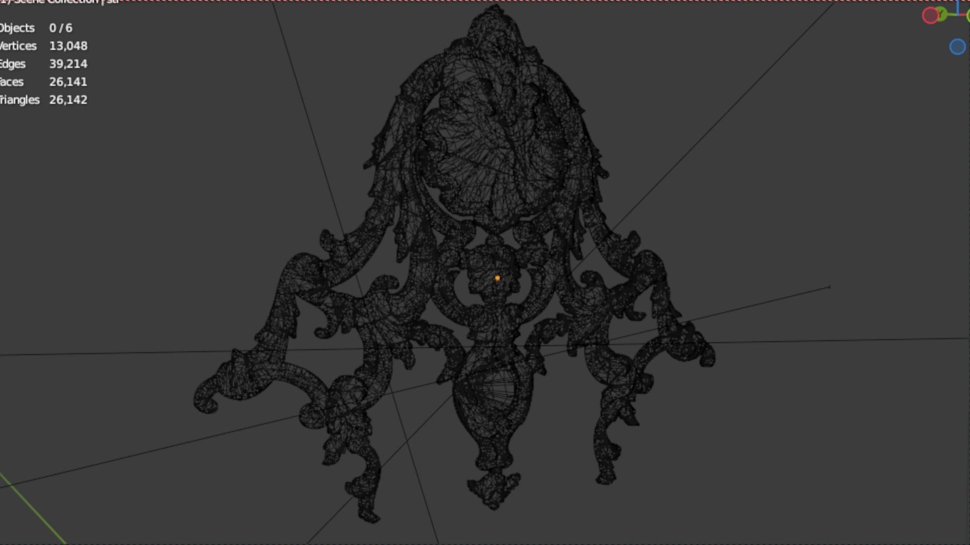 Classic decor ornament 62 3D print model_6