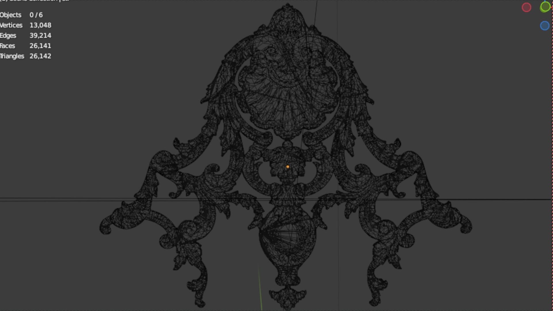 Classic decor ornament 62 3D print model_5