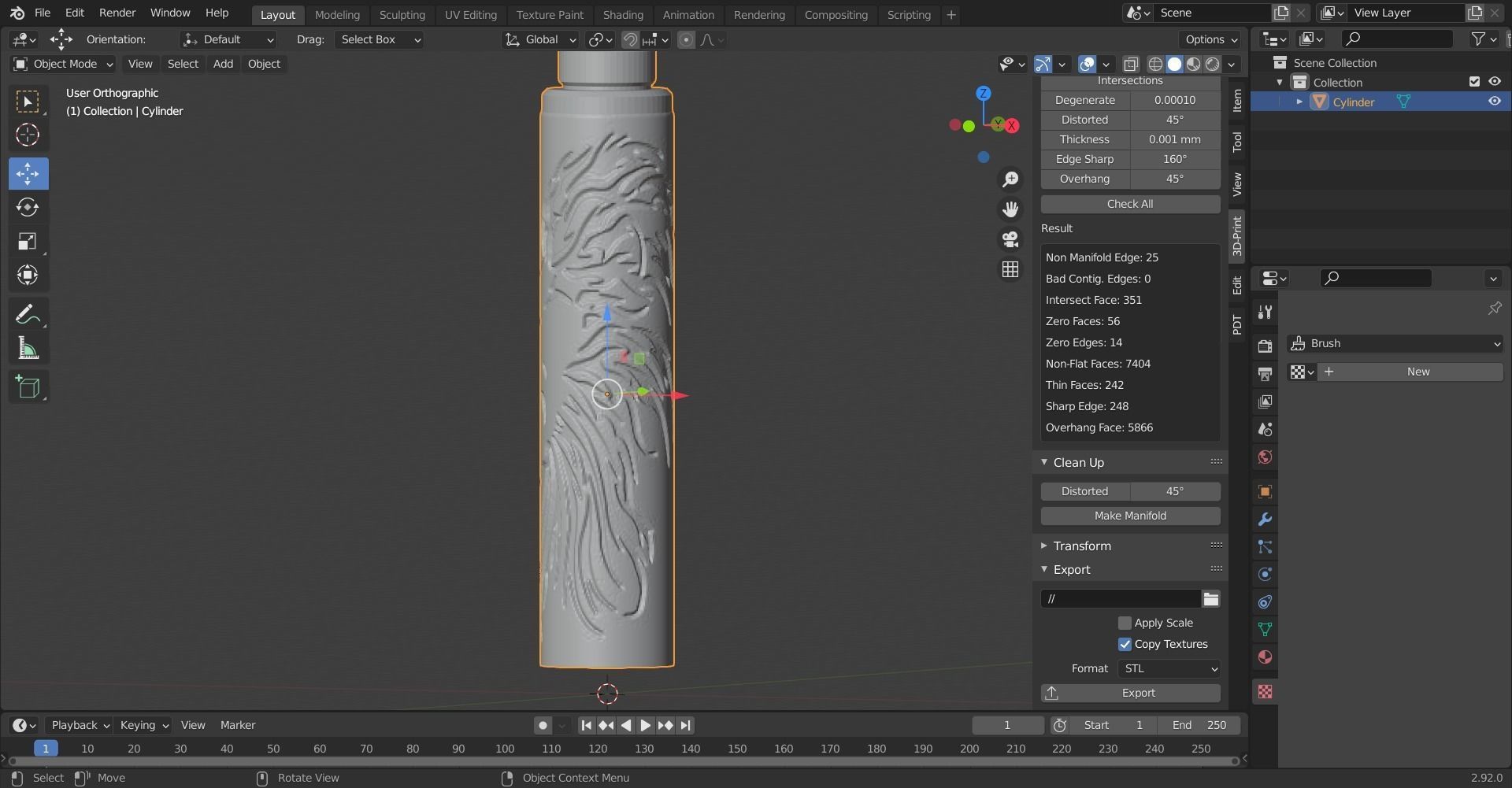 airsoft suppressor 3D print model_3