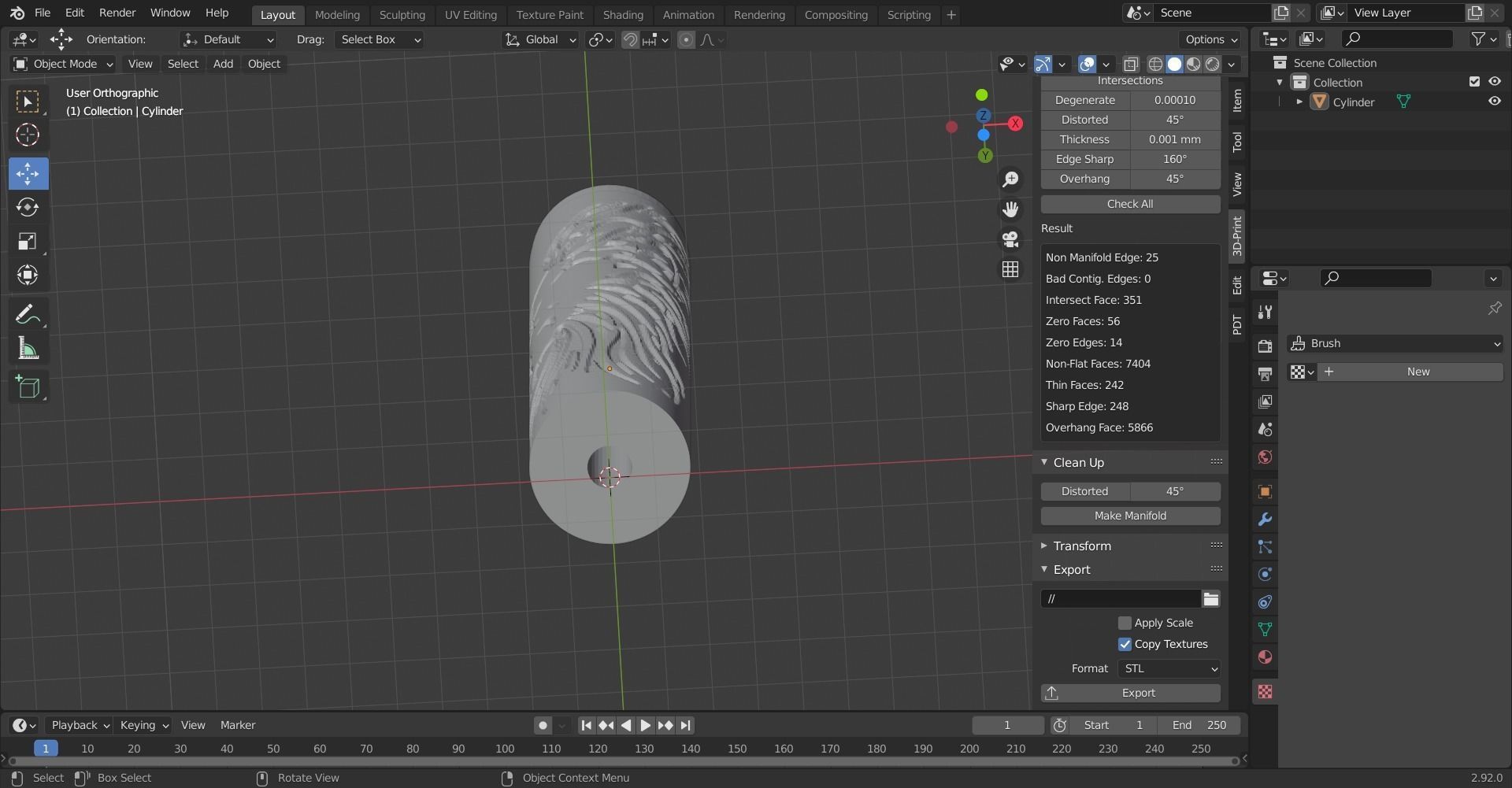 airsoft suppressor 3D print model_10