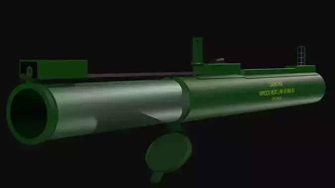 M72 Law Low Poly Low-poly 3D model
