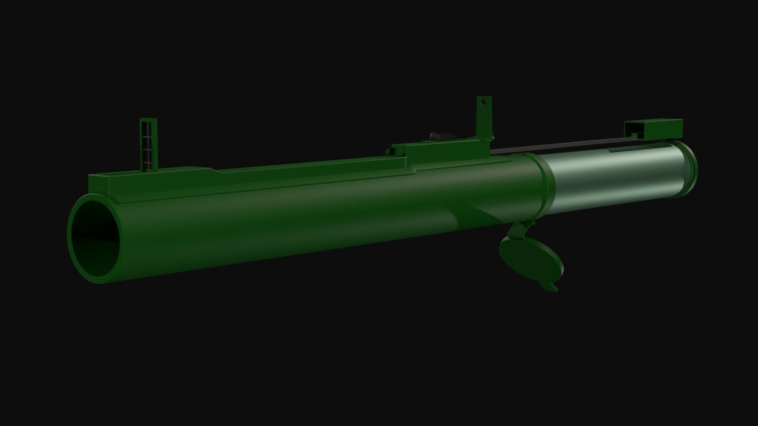 M72 Law Low Poly Low-poly 3D model_3