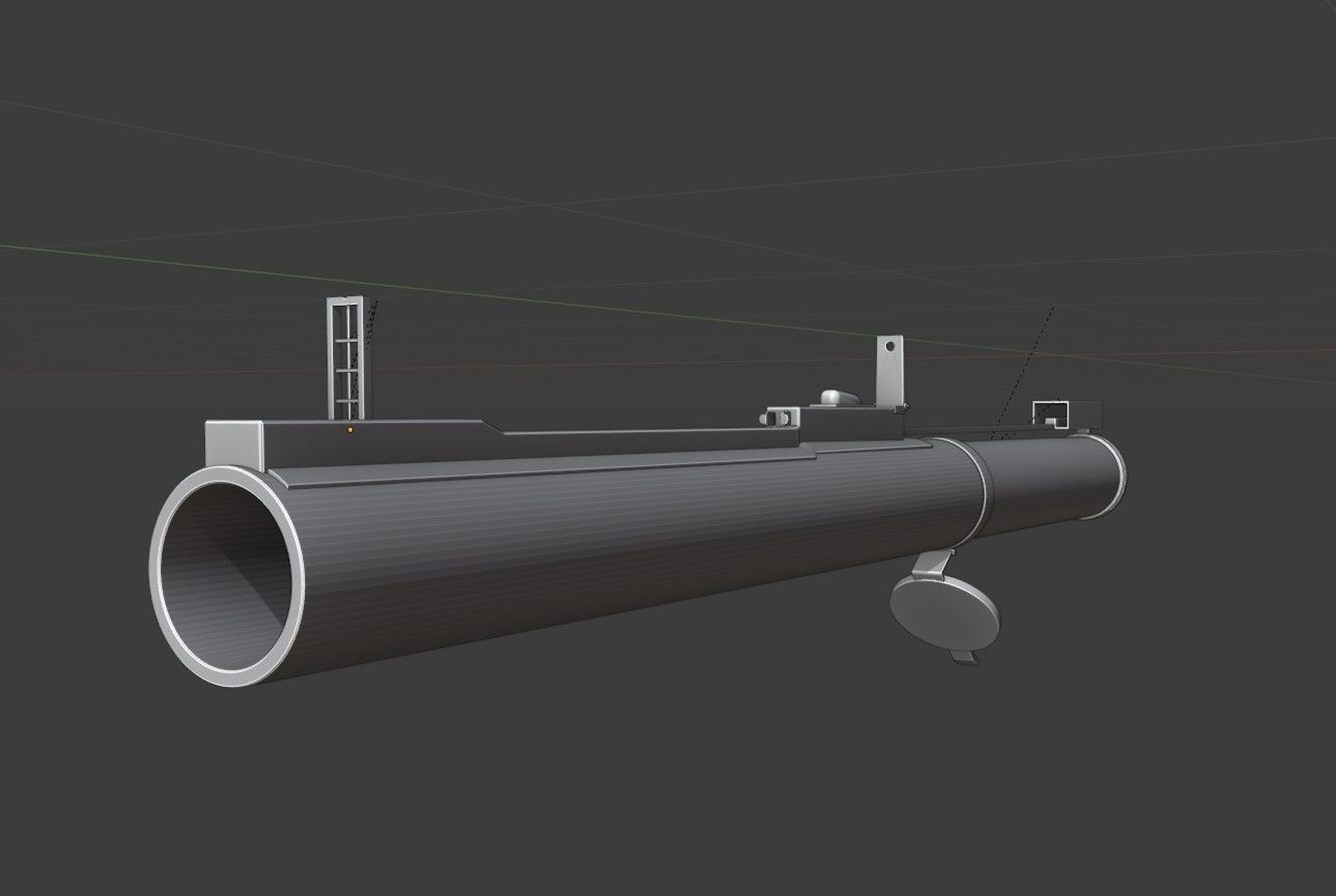 M72 Law Low Poly Low-poly 3D model_12