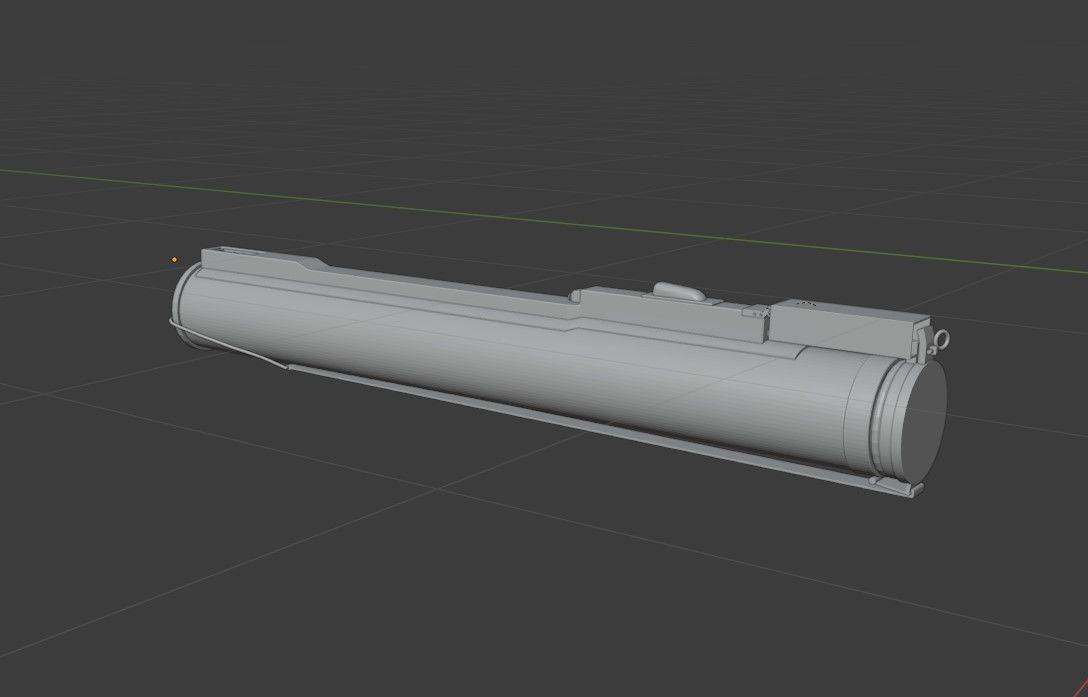 M72 Law Low Poly Low-poly 3D model_9