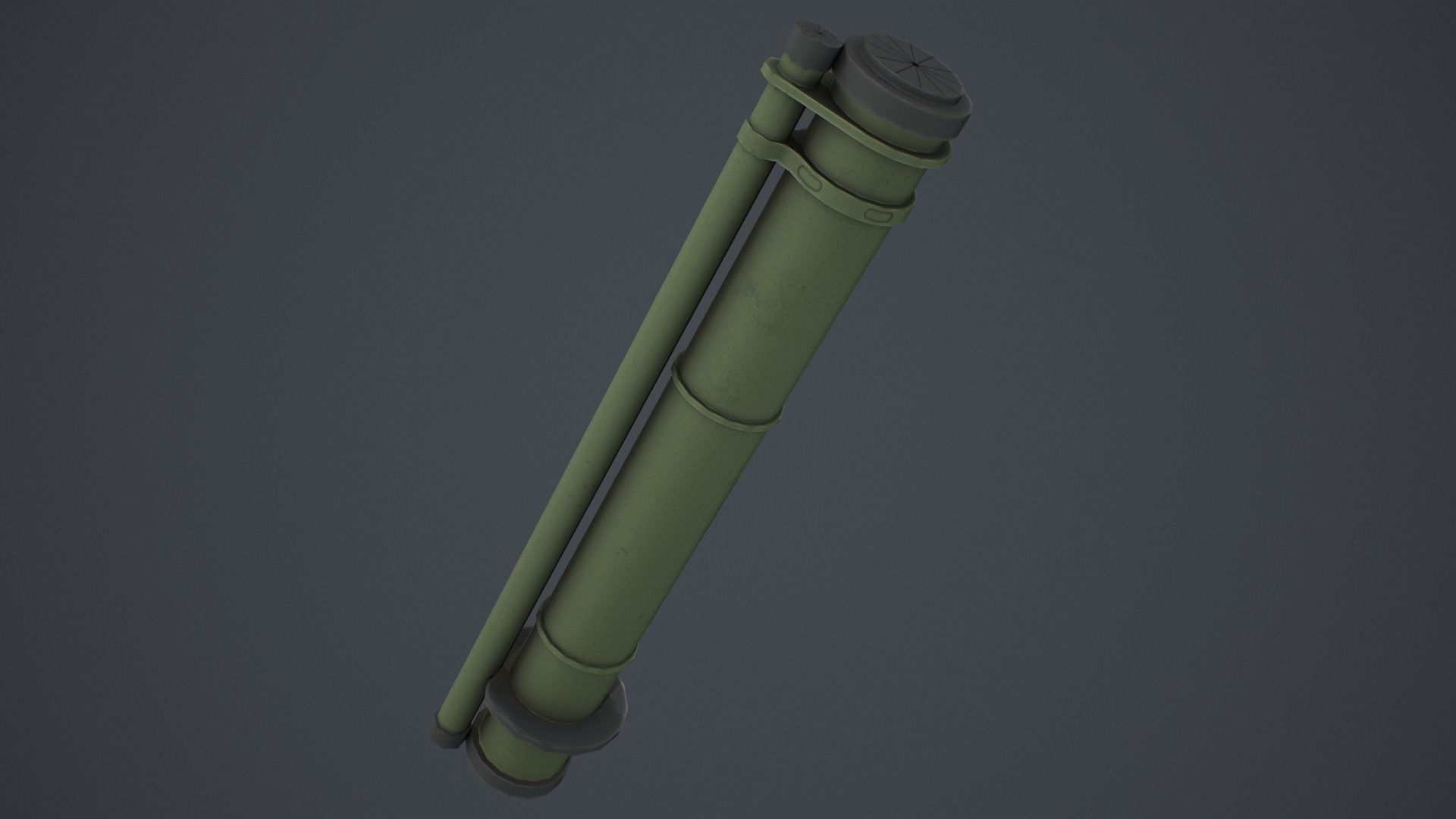 RPG-30 hook-Kryuk Low-poly 3D model_4