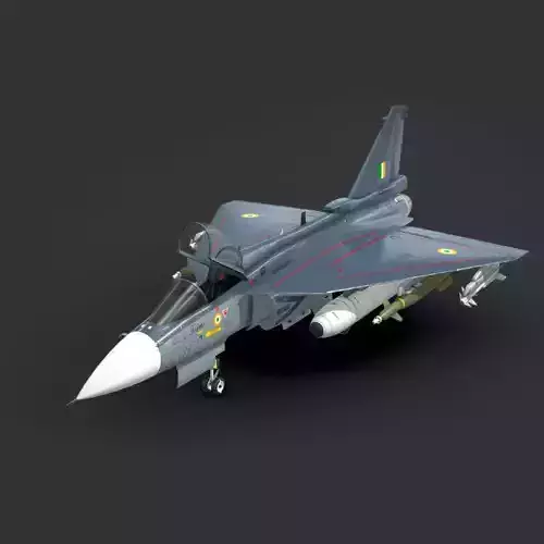 LCA Tejas MK1 Low-poly 3D model
