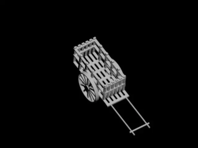 Bullock cart Free 3D model_0